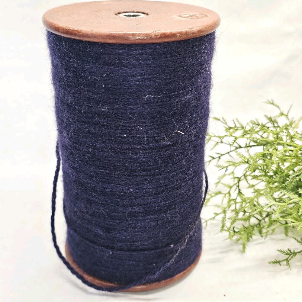 Antique Lestershire Textile Mill Yarn Spool Industrial Factory Bobbin Spindle 7"